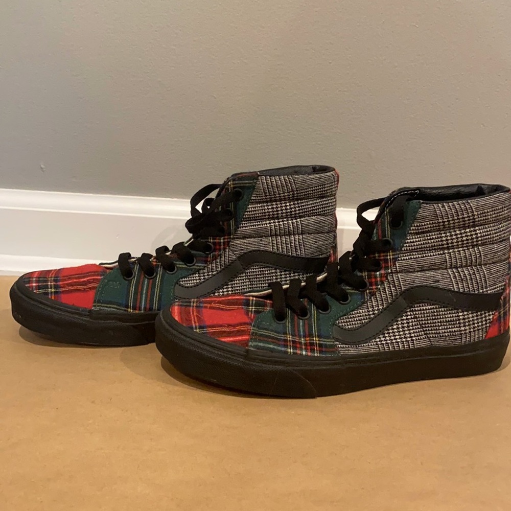 Vans Sk8-Hi Plaid Custom